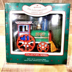 Tin Locomotive Collectors Series 1987 - Hallmark Keepsake Christmas Ornament #6